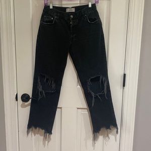 Free People Black Jeans — Size 26
